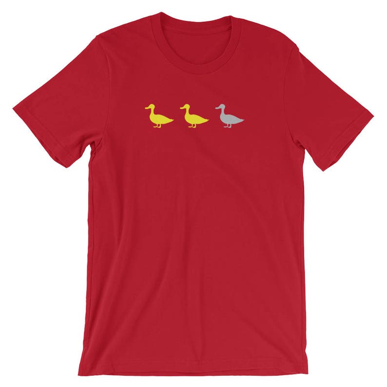 Duck Duck Grey Duck Funny MN Gray Duck or Goose Minnesota Men's/Unisex T-Shirt image 8