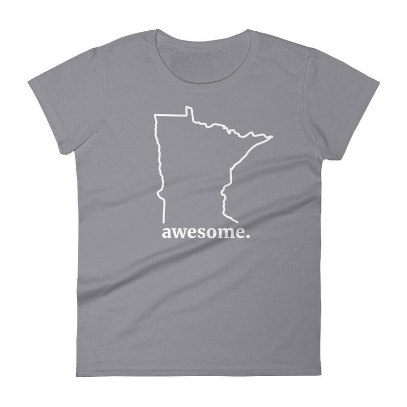 Minnesota Awesome Funny MN Home Novelty Gift Tees Women's Short Sleeve T-Shirt image 6