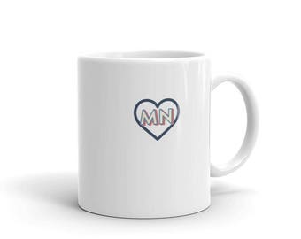 Love Minnesota - Heart MN Tea and Coffee Mug