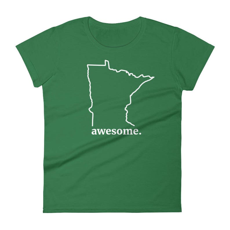 Minnesota Awesome Funny MN Home Novelty Gift Tees Women's Short Sleeve T-Shirt image 9