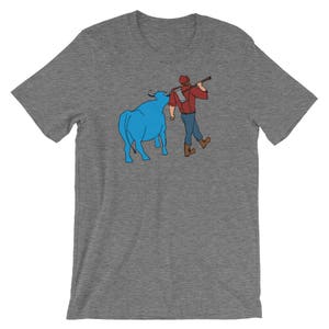 Paul Bunyan/Babe the Blue Ox Native Minnesota Men's/Unisex Short-Sleeve Unisex T-Shirt image 9