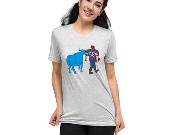 Paul Bunyan/Babe Blue Ox Vikings Fan - Skol Purple Reign Women's Short Sleeve T-Shirt