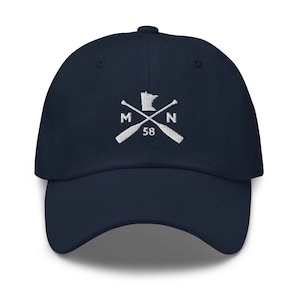 Minnesota Outdoors Dad Hat | Outdoors Camping MN | BWCA Canoeing Minnesota Dad Hat