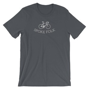 Spoke Folk Bicycle Riders Road Bike, Mountain, Cyclist Short-Sleeve Men's/Unisex T-Shirt image 4