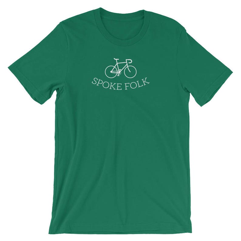 Spoke Folk Bicycle Riders Road Bike, Mountain, Cyclist Short-Sleeve Men's/Unisex T-Shirt image 6