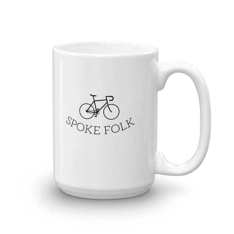 Spoke Folk Bicycle Riders Road Bike, Mountain, Cyclist Tea or Coffee Mug image 3