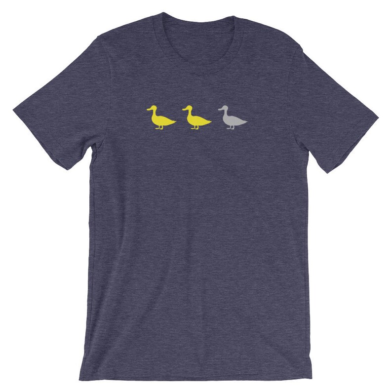 Duck Duck Grey Duck Funny MN Gray Duck or Goose Minnesota Men's/Unisex T-Shirt image 3