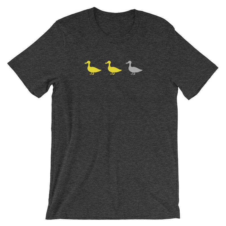 Duck Duck Grey Duck Funny MN Gray Duck or Goose Minnesota Men's/Unisex T-Shirt image 4