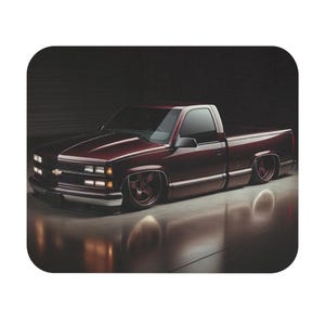 Custom 1988 Chevy Truck Mouse Pad, Ideal Gift for Car Enthusiasts, Office Decor, Retro Style, Automotive Accessories