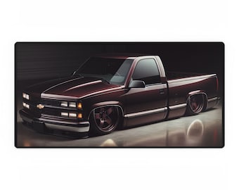 Vintage Mauspad '73-87 Mini C10 Truck' – 22,1x18 Cm, Retro Design Für Auto-Fans
