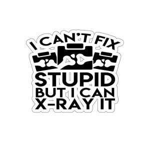 Radiologist Joke Kiss-Cut Stickers