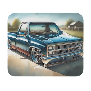 Vintage Truck Mouse Pad - Retro Truck Lover Gift, Home Office Desk Accessory, Car Enthusiast Gift, Unique Gamer Gear, Classic Chevrolet