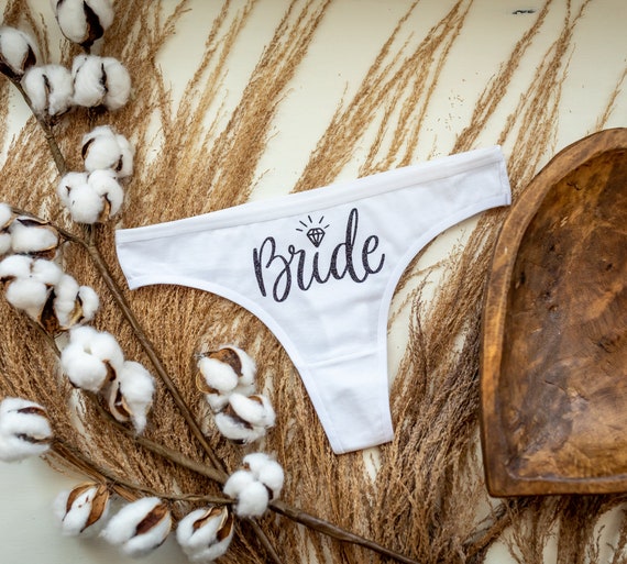 Valentines Gift for Her Funny Valentines Gift Funny Thong Personalized  Panties for Bride to Be Bachelorette Gift Bridal Shower Gift 
