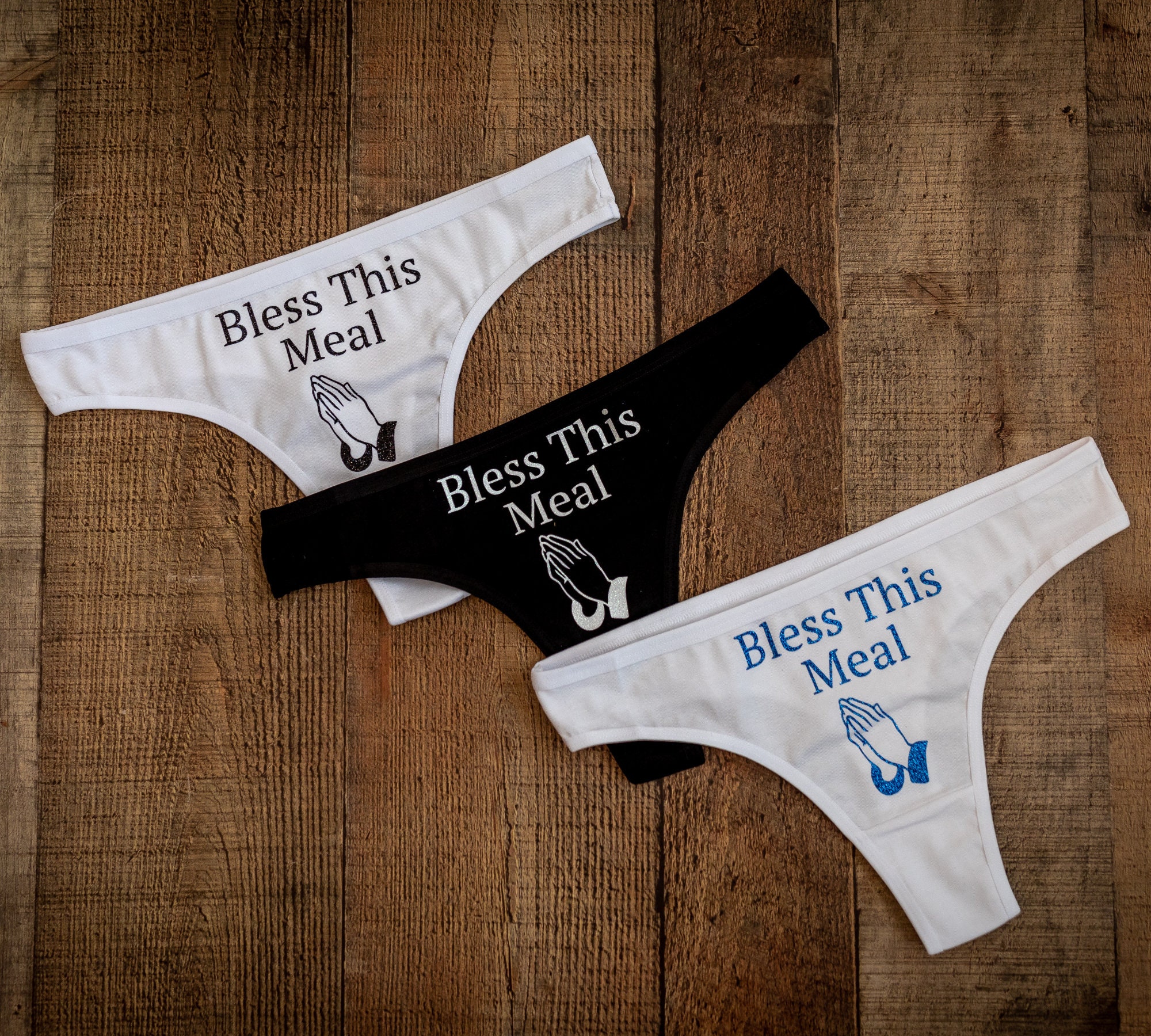 Bless This Meal Thong Bachelorette Party Gift, Bridal Lingerie, Bridal  Shower Gift, Bridal Thong -  Sweden
