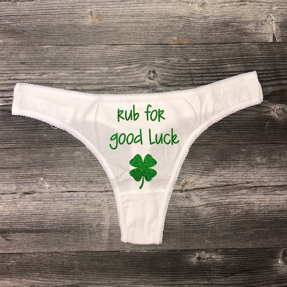 Rub For Good Luck Thong St. Pattys Day St. Patricks Day | Etsy
