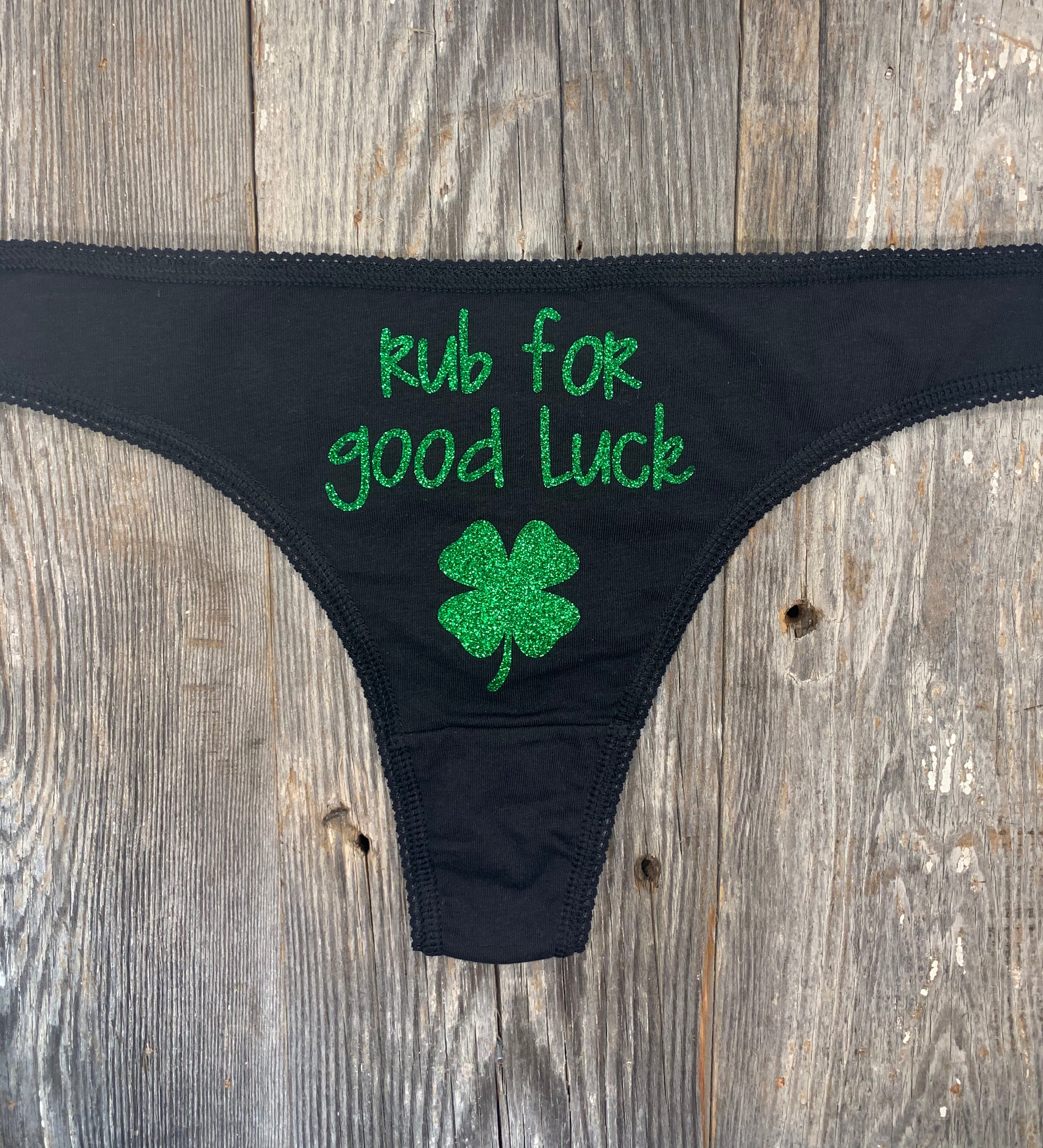 Small Rub For Good Luck Thong Etsy