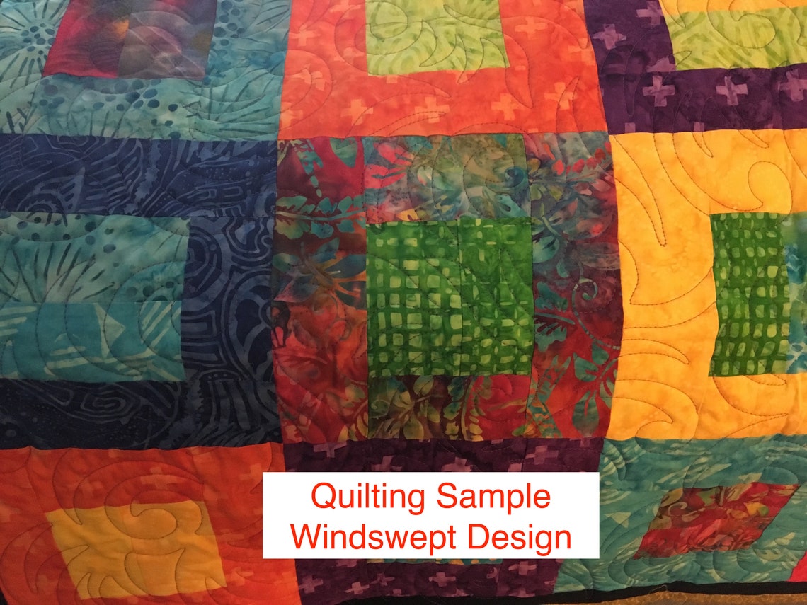 Blue Log Cabin Quilt Queen Quilt King Quilt Log Cabin Etsy