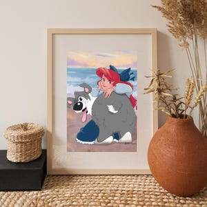 The Little Mermaid, Princess Ariel Disney Print, Digital art, Ariel Little Mermaid Poster wall art Disney Princess, Home Decor, Wall Decor
