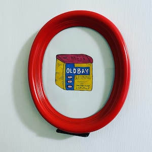 Old bay framed custom drawing