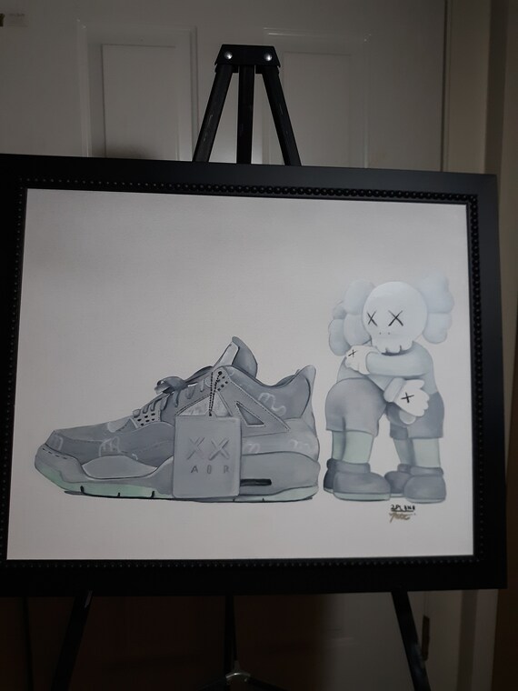 Signed Kaws Print