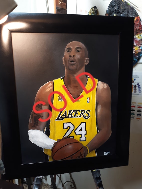Kobe Bryant Oil Painting