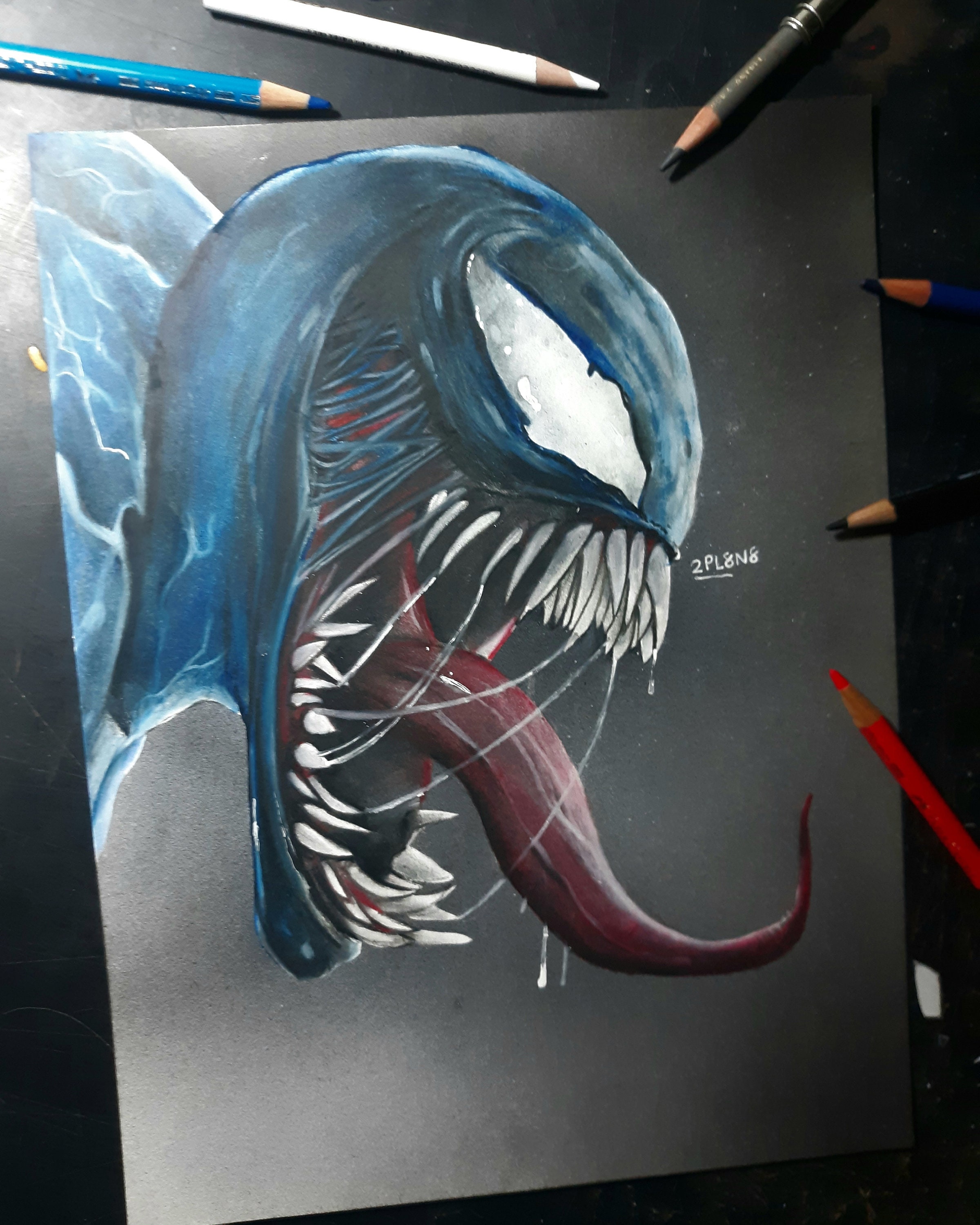  Venom Sketch Drawing for Kids