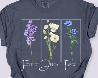 Floral FDT T-Shirt, Anti Trump, Feminist Political Tee