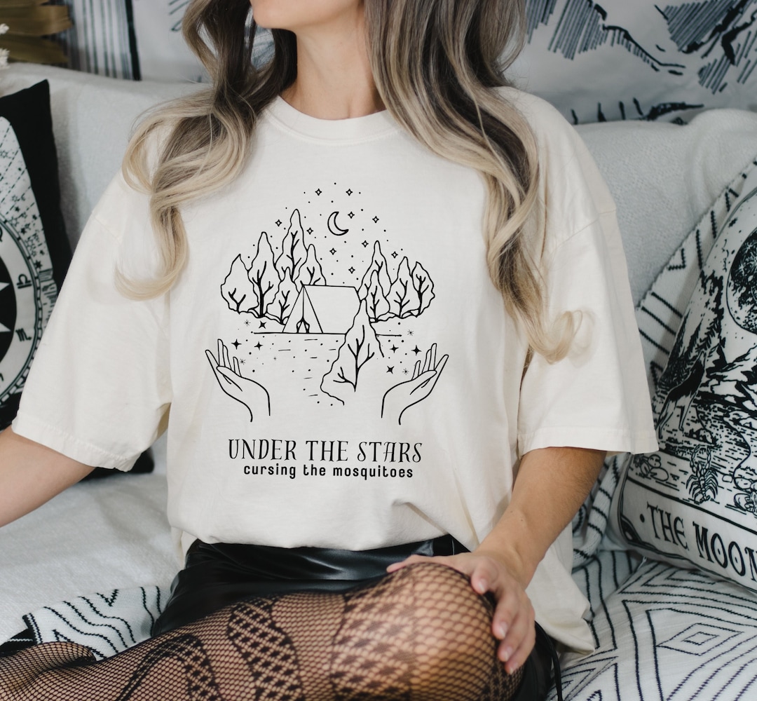 Camiseta de camping de bruja, Regalo celestial de pasión por los viajes