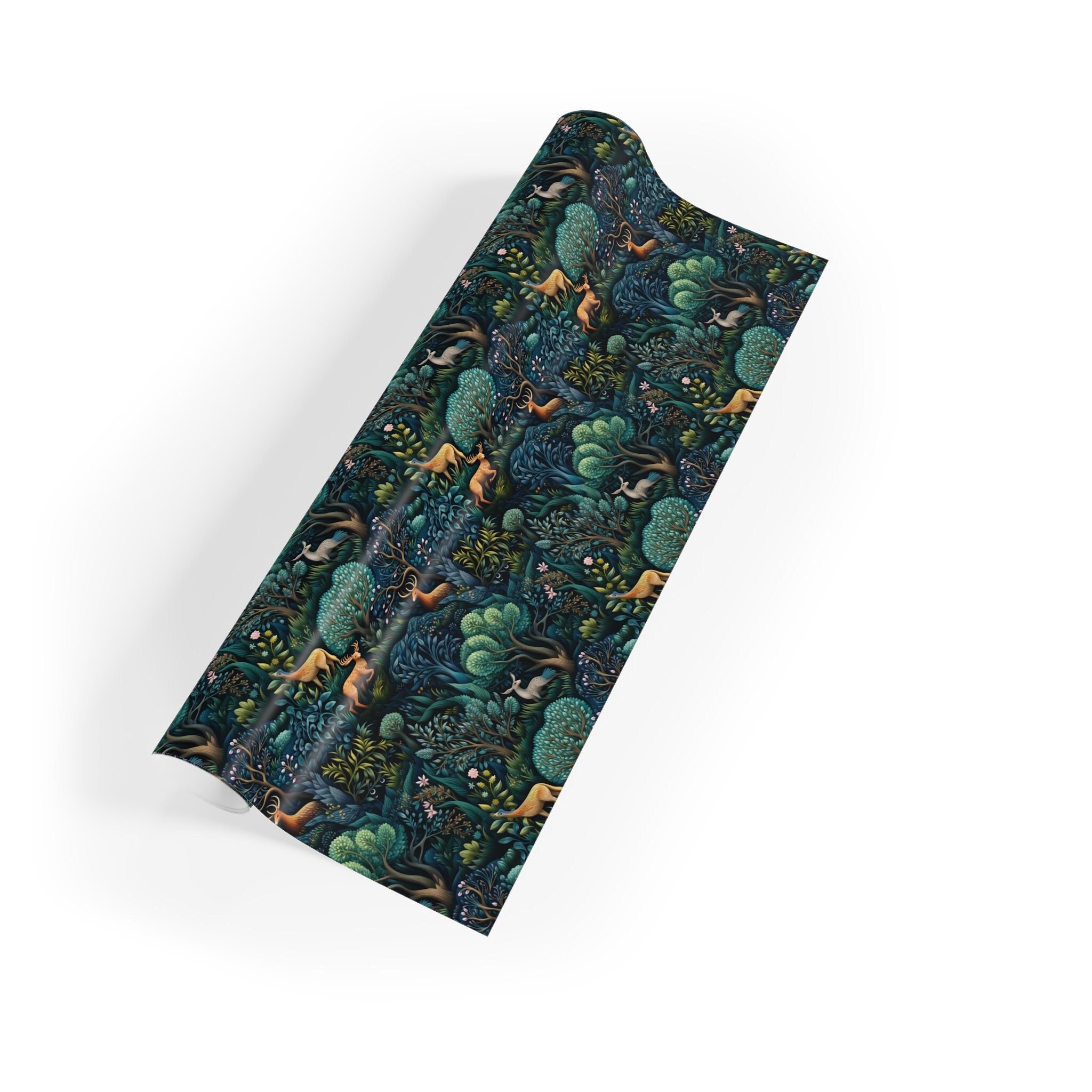 Magical Forest Wrapping Paper Fairy Woodland Animal Wrapping Paper Mushroom  Celestial Gift Wrap 