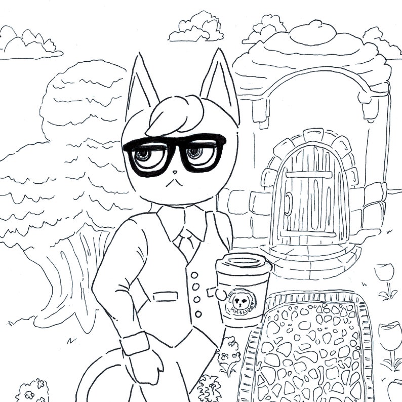 5200 Collections Animal Crossing Coloring Pages Raymond Best