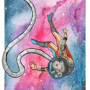 Soñador / Ilustración impresa / Inktober 2017