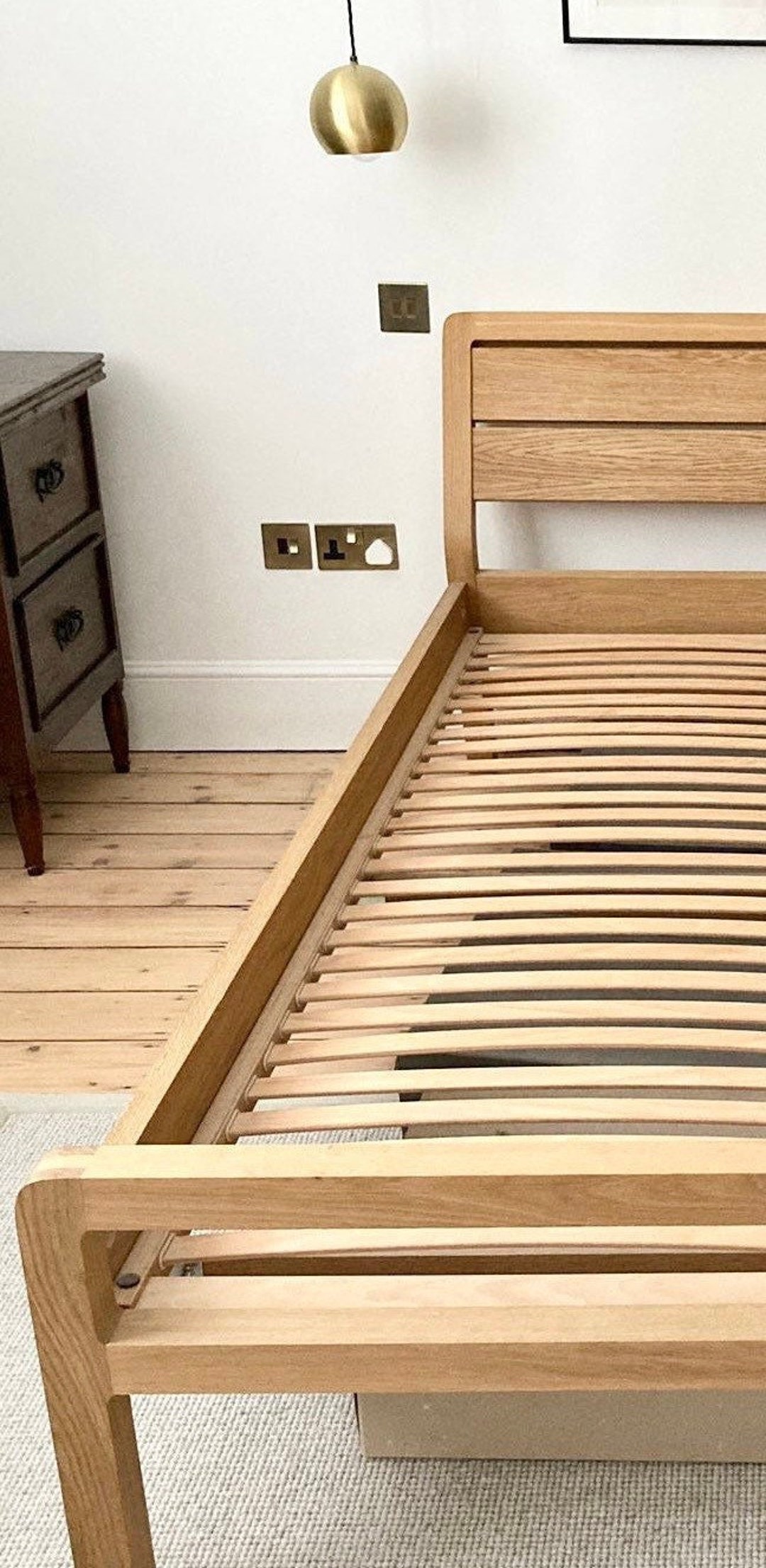 SINGLE BED Habitat Radius Solid Oak & Veneers Single Bed Etsy UK