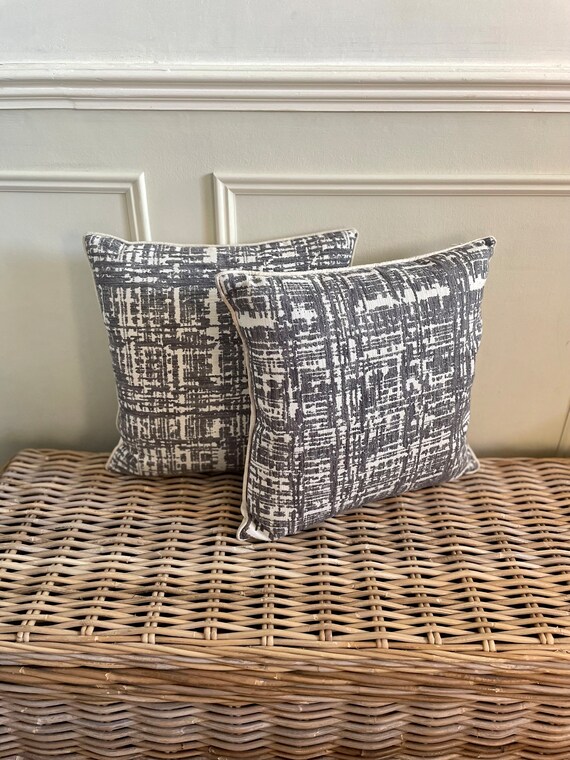CUSHIONS Pair of Stunning Scandi Abstract Laura Ashley Sofa Bed Armchair Scatter Cushions 40 Cm X 40 Cm Etsy UK