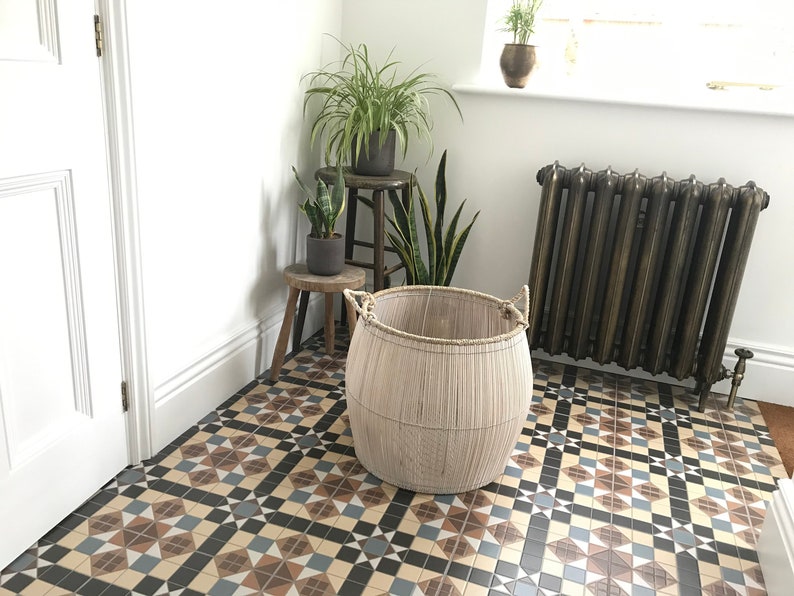 BASKET John Lewis Washing Basket White Washed Gray Natural Bathroom