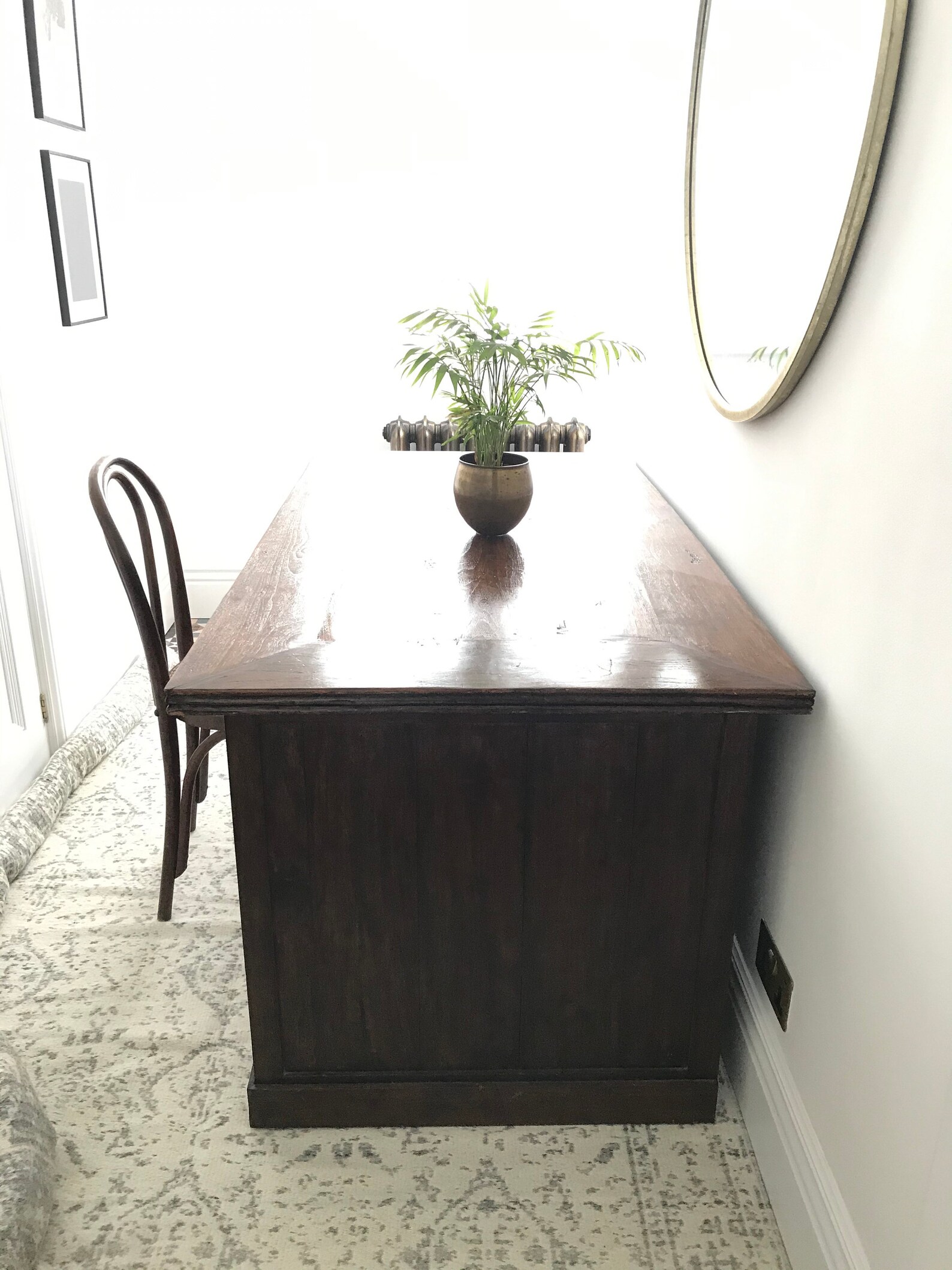 DESK Large Lombok Indonesian Teak Wood Solid &amp; Heavy Etsy