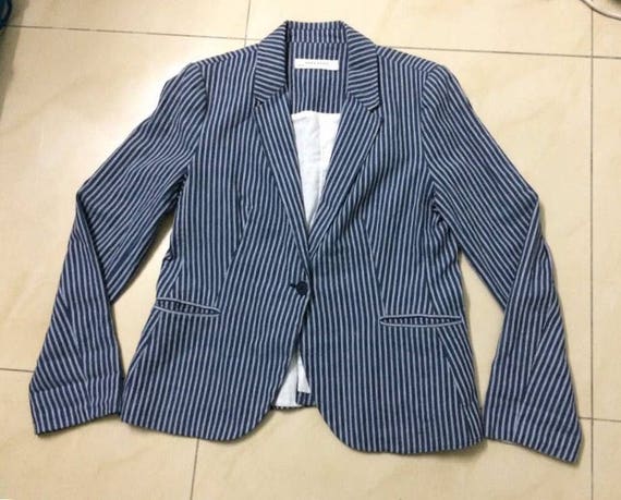Zara Women Blazer Jeans Style Etsy