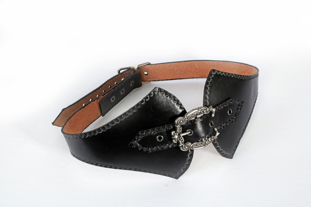 Wide Leather Belt Medieval Belt Pirate Belt Waist - Etsy Canada