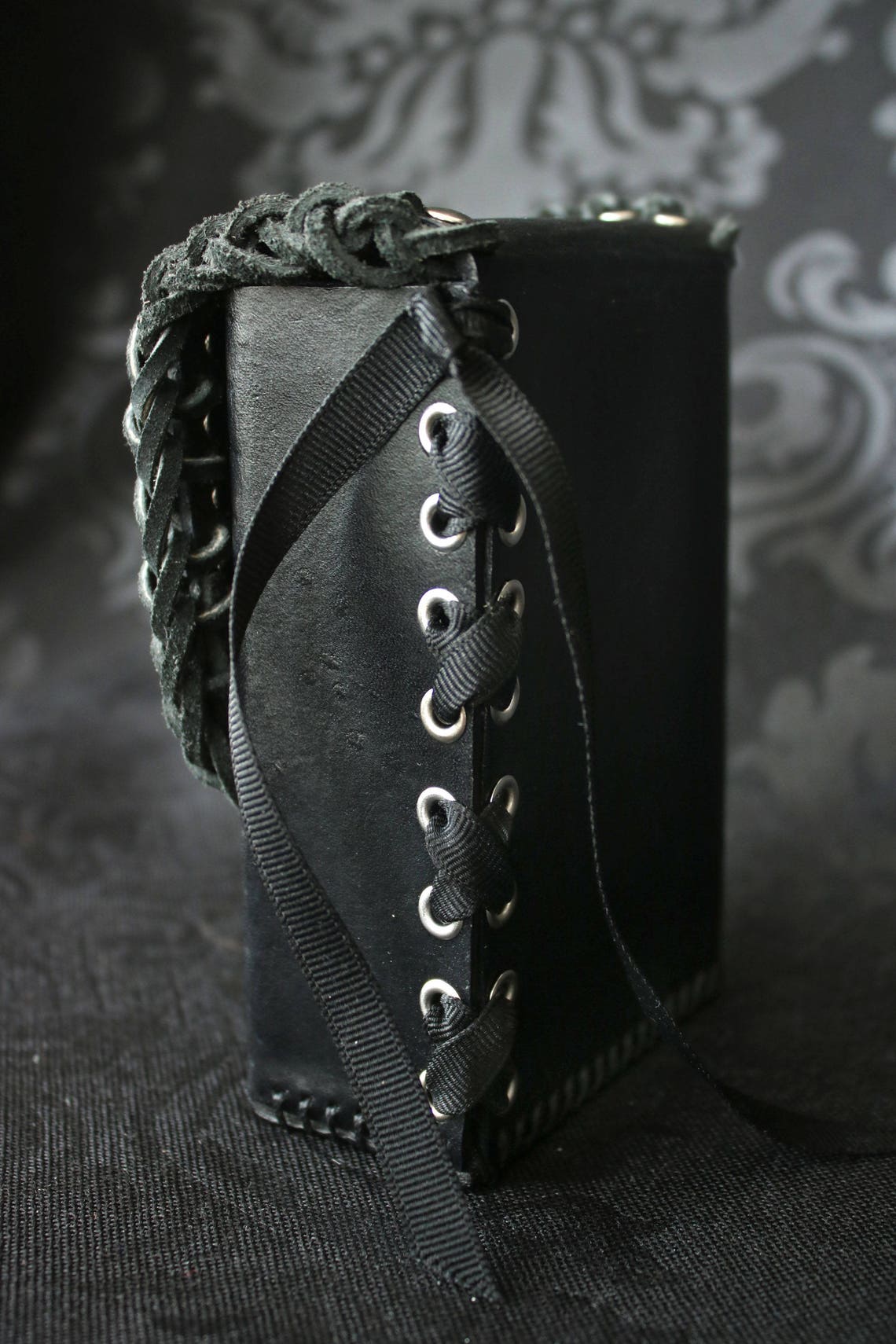 Boîte De Rangement Pour Cartes De Tarot En Bambou Gravé Motif Arbre De