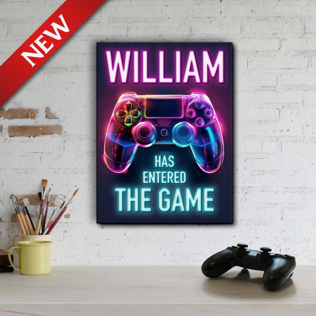 Personalised Gamer Sign/plaque - Etsy