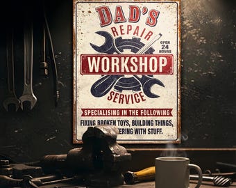 Personalised Shed & Garage Workshop Sign/Wall Plaque