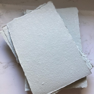 SAGE 250 gsm - A4/ B6 / A6 - Carta artigianale - cancelleria