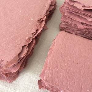 TERRACOTTA 250 gsm - A5 / B6 / A6 Handmade paper craft paper -