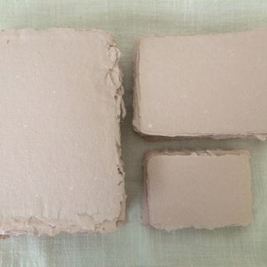 BEIGE ROSE 250 gsm - B6 / A6 - Carta artigianale - cancelleria
