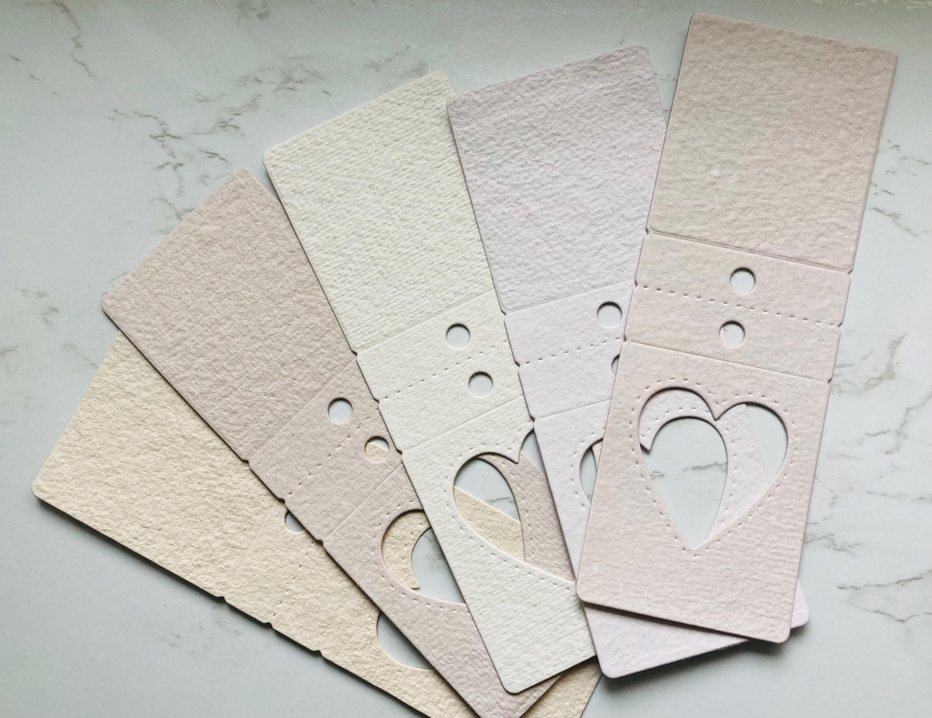 5 frames Die cuts leaves pack handmade papers   - Handmade paper craft paper -