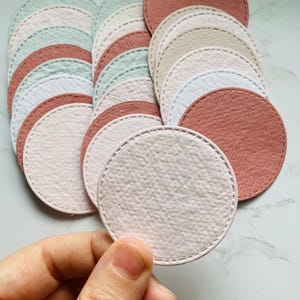 Circle X 25 - Carta artigianale fatta a mano - cancelleria - 200gsm FUSTELLE