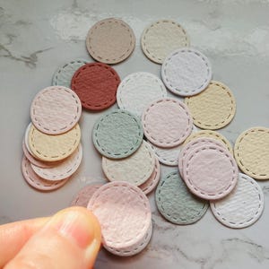 30 X circle handmade papers  -200 gsm B6 / A6 Handmade paper craft paper -