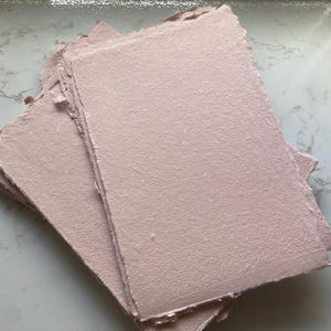 VIEUX ROSE  250 gsm - A4/A5 /B6 / A6 Handmade paper craft paper -