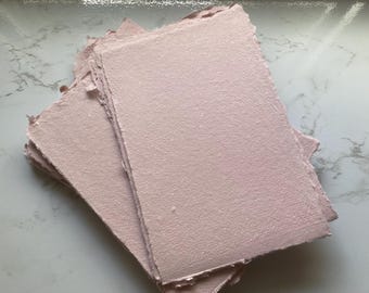 VIEUX ROSE  250 gsm - A4/A5 /B6 / A6 Handmade paper craft paper -
