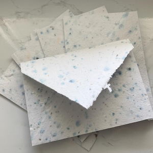 Flowers envelopes  C6/ A6 250 gsm  - Handmade paper craft paper -