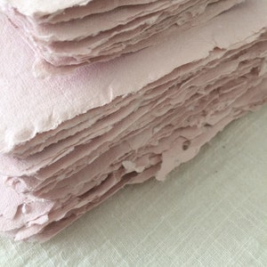 VIEUX ROSE  250 gsm - A4/A5 /B6 / A6 Handmade paper craft paper -